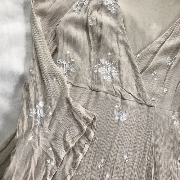 Free People Embroidered Wrap Dress - Picture 5 of 6